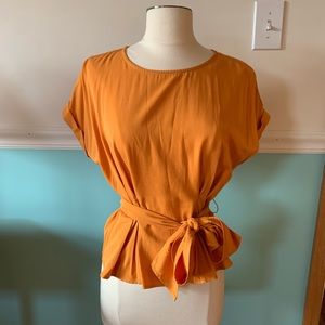 NWT Mustard yellow top